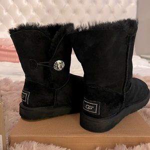 Black Ugg Swarovski Crystal 7